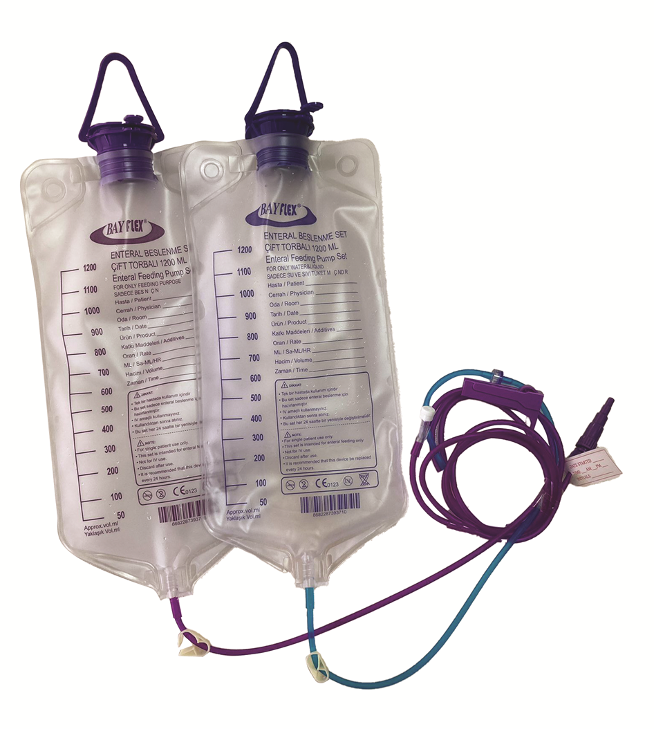Enteral Feeding Nutrition Bag (Double Set)